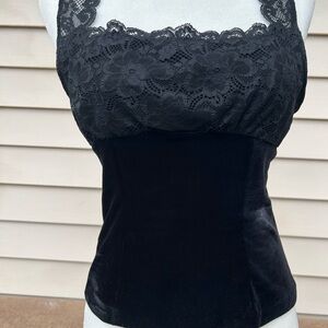 Chic Black Lace Camisole for Women